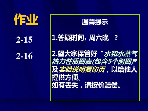 清华大学工程热力学