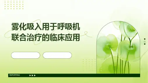 雾化吸入用于呼吸机联合治疗的临床应用