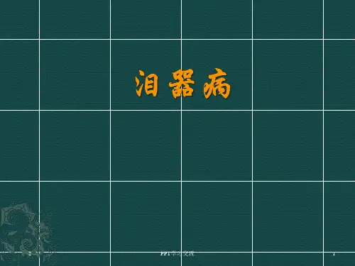 泪器病和眼表疾病PPT