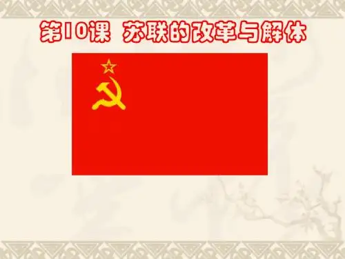 九年级下册历史10--11课课件