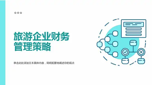 旅游企业财务管理ppt模板