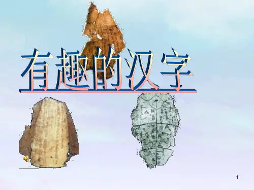 有趣的汉字完整版ppt课件