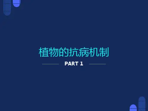 植物的抗病机制
