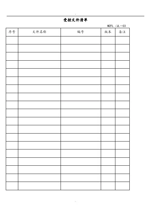 2019年整理三体系认证全套表格(很全实用).doc