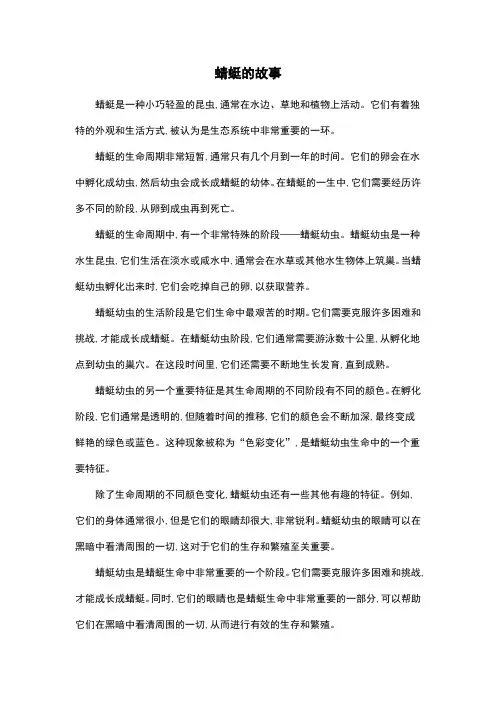 蜻蜓的故事