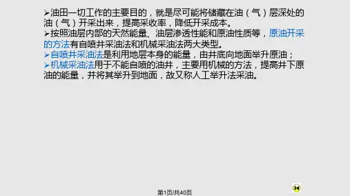 石油钻采设备及工艺李振林自喷井采油及设备PPT课件
