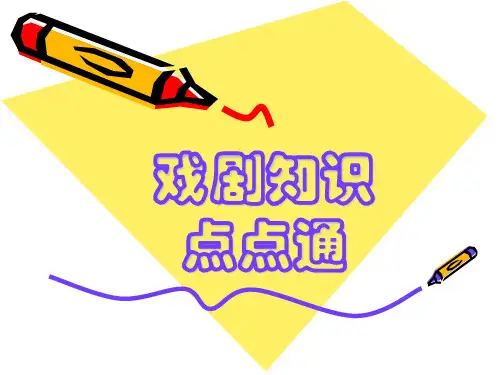 戏剧基本常识