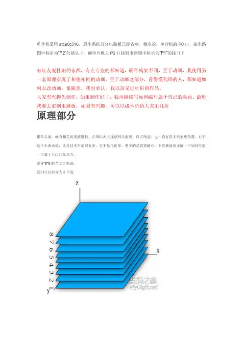 3d led光立方制作详解