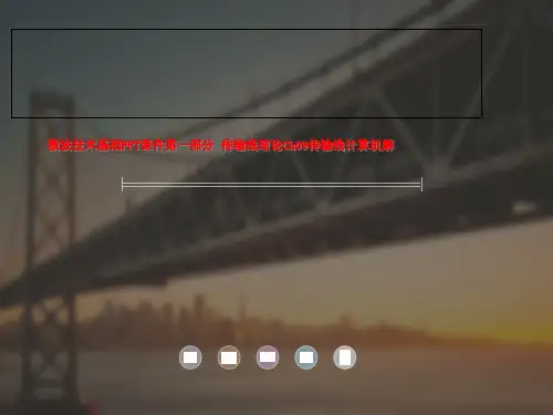 微波技术基础PPT课件第一部分 传输线理论Ch09传输线计算机解