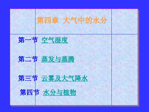 第四章 水 分