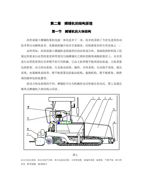 第二章摊铺机的结构原理