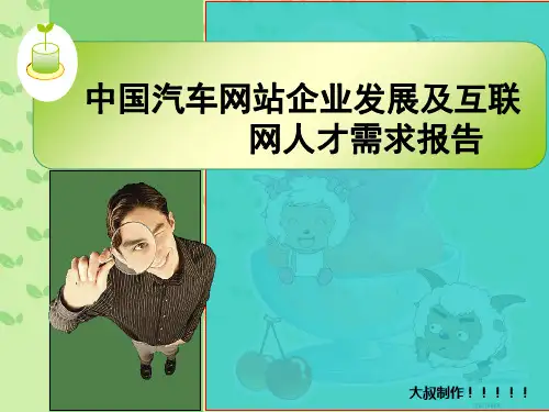 汽车网站报告精品文档15页