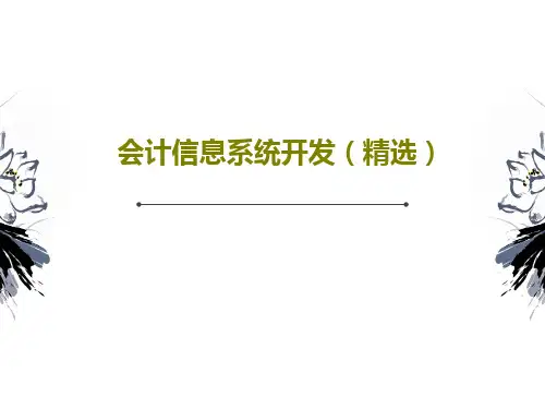 会计信息系统开发(精选)PPT文档95页
