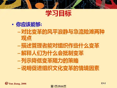 管理学变革与创新管理PPT课件