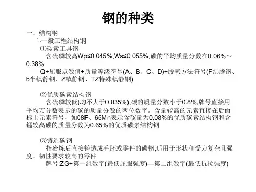 钢的种类