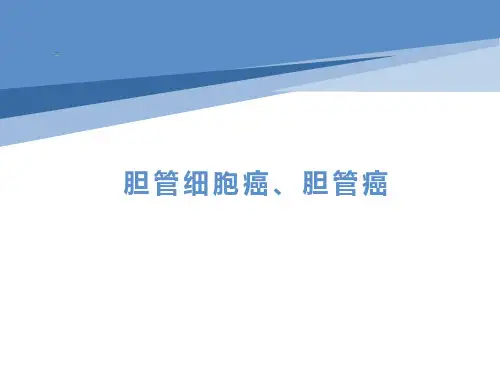 胆管细胞癌胆管癌影像诊断