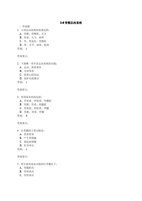 1-6骨骼肌肉系统[1]资料