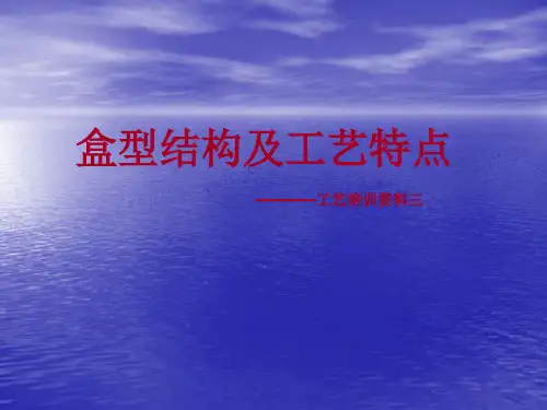 盒型结构及工艺特点1(培训资料三,横向分析)