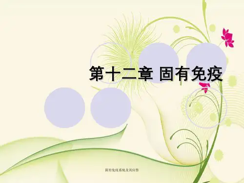 固有免疫系统及其应答
