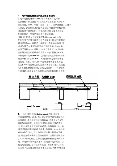 光纤光栅传感器在桥梁工程中的应用