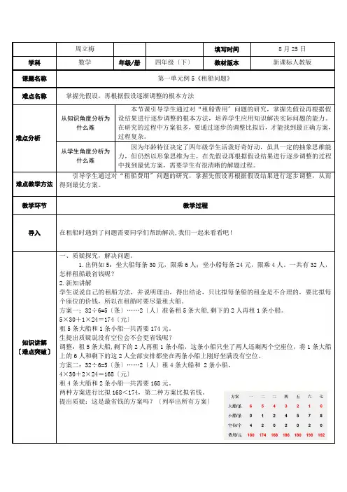 租船问题(2)