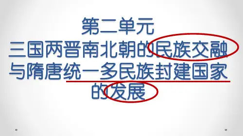 三国两晋南北朝的政权更迭与民族交融ppt课件
