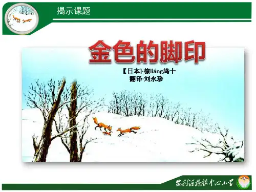 人教版六年级语文上册《金色的脚印》
