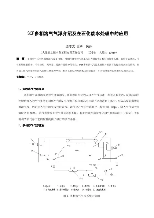 SQF多相溶气气浮介绍及在石化废水处理中的应用