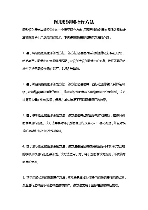 图形识别和操作方法