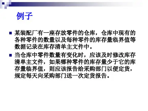《软件工程》例子和练习