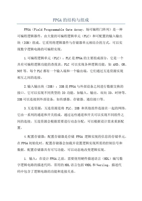FPGA的结构与组成