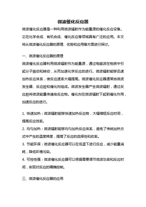 微波催化反应器