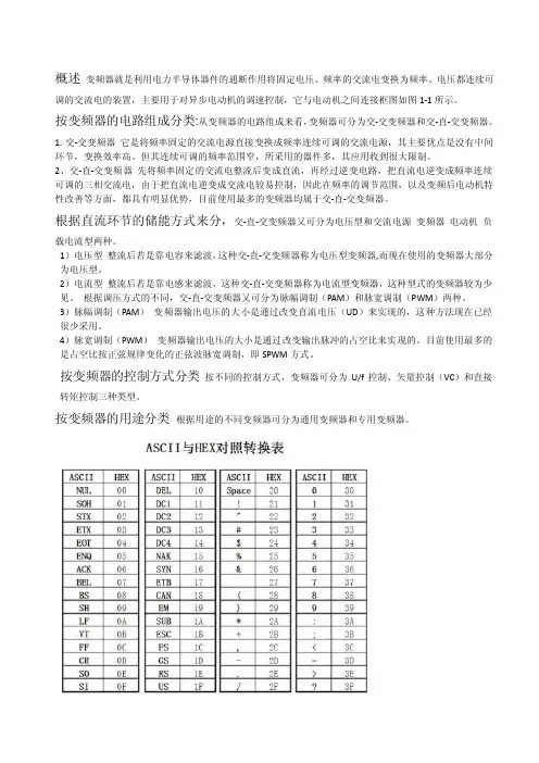 变频器基本知识