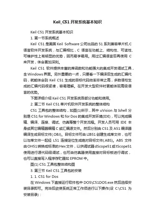 Keil_C51开发系统基本知识