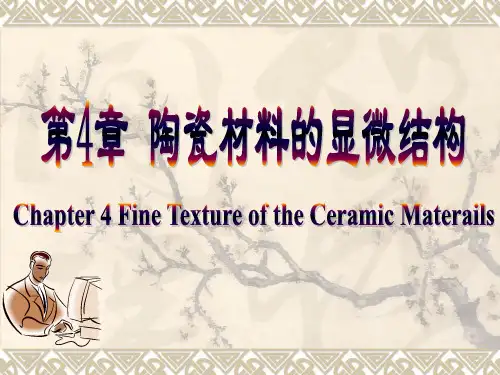 陶瓷材料的显微结构