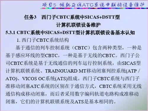 西门子CBTC系统结构