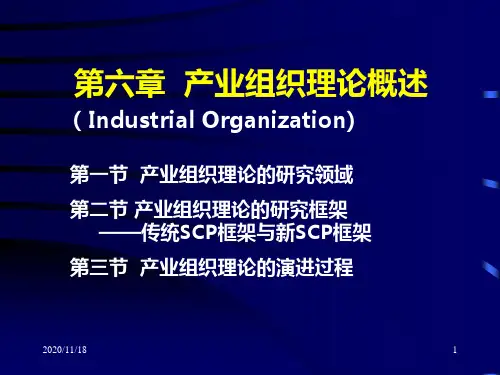 第二章产业组织理论概述.pptx