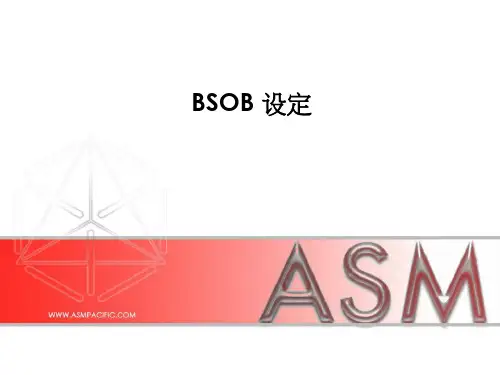 BSOB 设置