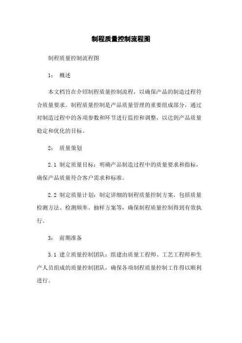 制程质量控制流程图