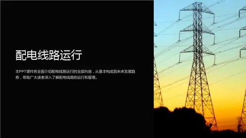 《配电线路运行》课件