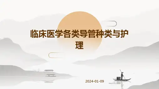 临床医学各类导管种类与护理