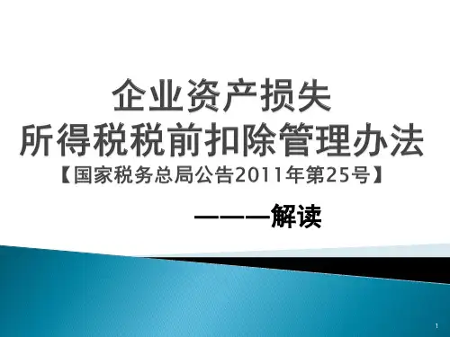 企业资产损失.ppt