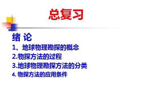 重磁电法勘探
