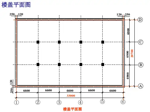 第14章单向板肋梁楼盖例题ppt课件