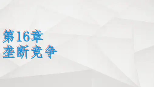 《垄断竞争》PPT课件