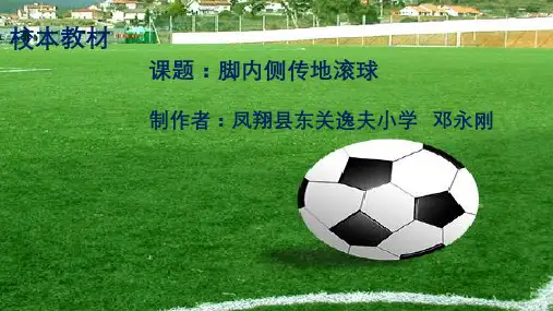 小足球：脚内侧传球