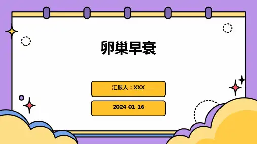 卵巢早衰疾病演示课件