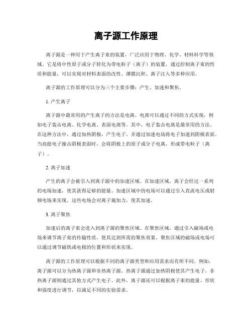 离子源工作原理