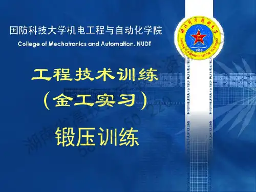 工程技术训练（金工实习）－锻压训练.pdf