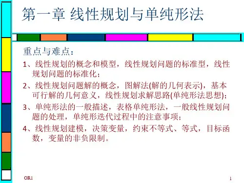 运筹学第一章